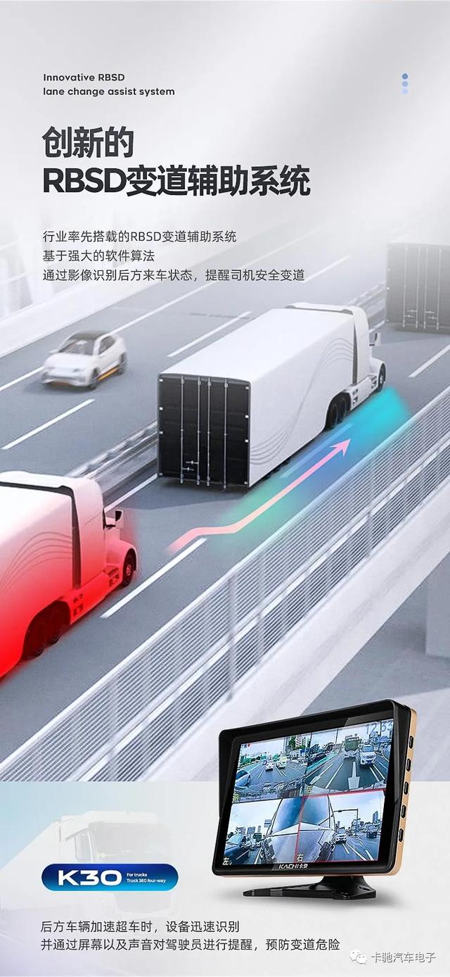创新不止一点,领先不止一面,卡驰K30货车四路全景监控一体机,新款来袭! 创新不止一点,领先不止一面,卡驰K30货车四路全景监控一体机,新款来袭!