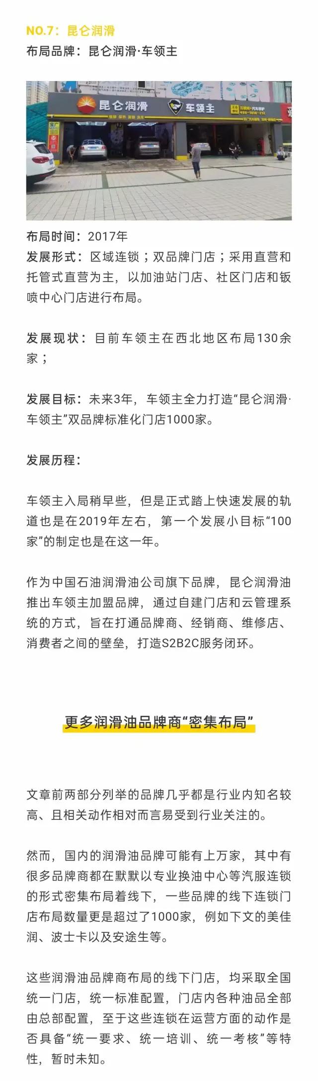11家润滑油品牌入局汽修连锁，开出超7600家快修店，不只为了卖油？