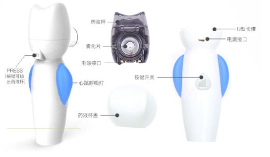 家庭医生-超声波手持医疗雾化器 家庭医生-超声波手持医疗雾化器