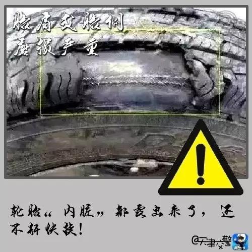交警提醒:出现这8种情况,再不换轮胎就是玩命!! 交警提醒:出现这8种情况,再不换轮胎就是玩命!!