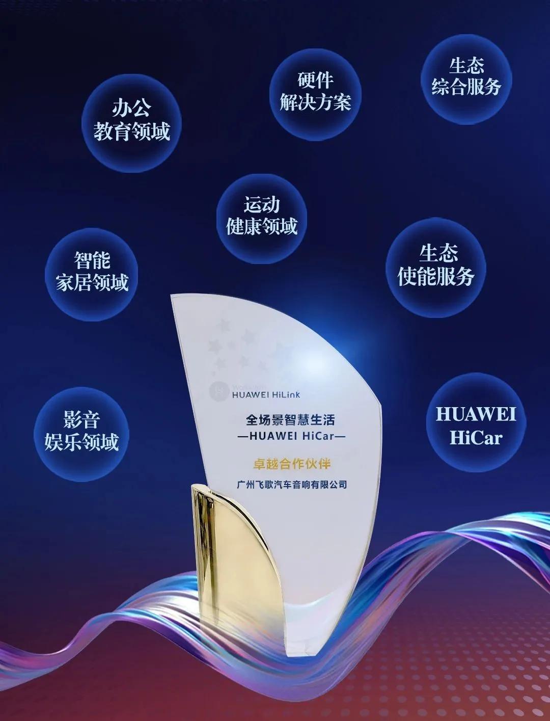 “一起Hi Link未来”!Flyaudio飞歌荣获HUAWEI HiLink“全场景智慧生活卓越合作伙伴”大奖 “一起Hi Link未来”!Flyaudio飞歌荣获HUAWEI HiLink“全场景智慧生活卓越合作伙伴”大奖