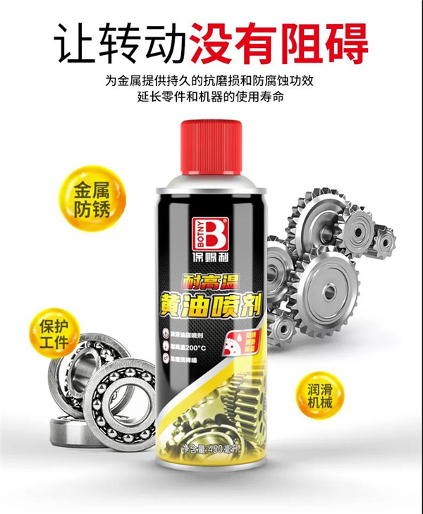 新品上市 | 扛得住200℃高温的保赐利耐高温黄油喷剂 新品上市 | 扛得住200℃高温的保赐利耐高温黄油喷剂