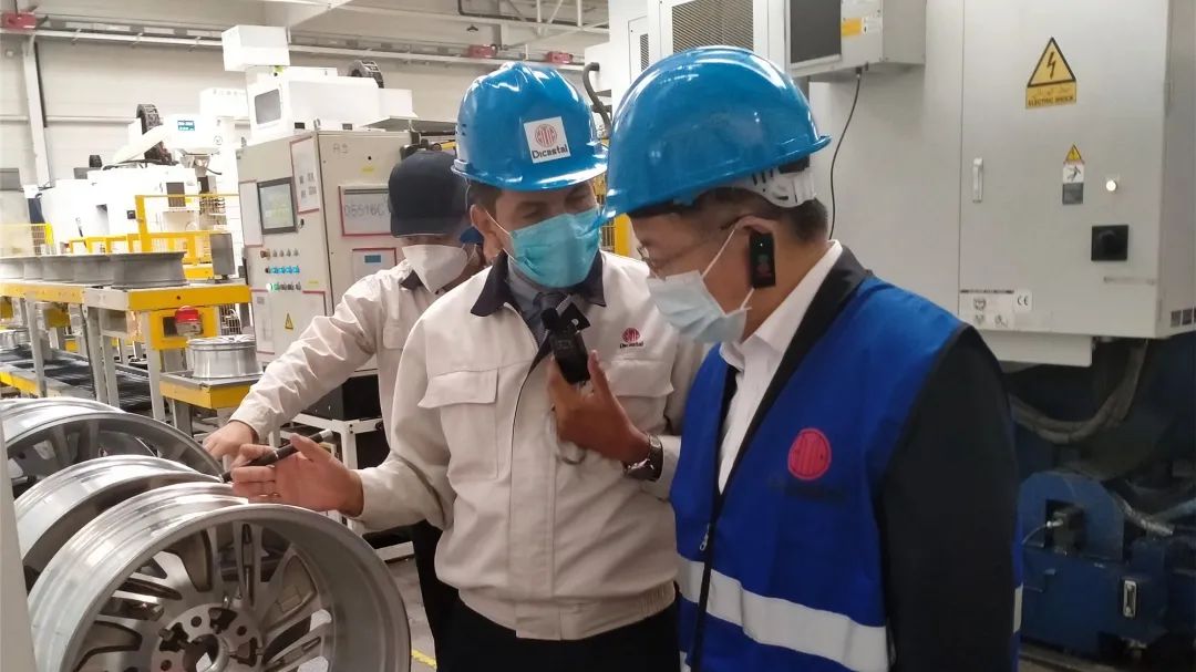 驻摩洛哥大使李昌林考察调研中信戴卡摩洛哥铝车轮生产基地 驻摩洛哥大使李昌林考察调研中信戴卡摩洛哥铝车轮生产基地