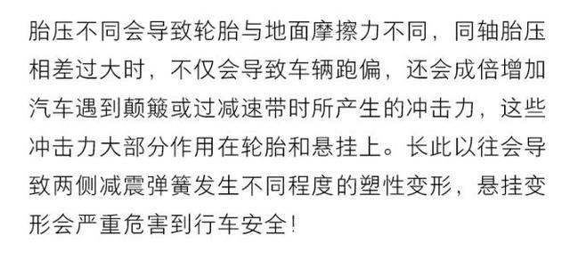 你的爱车胎压正常吗 当心耗油又危险