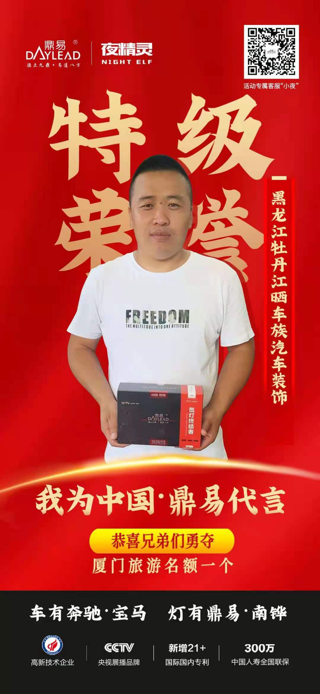 鼎易车灯三位勇士荣获特级荣誉! 鼎易车灯三位勇士荣获特级荣誉!