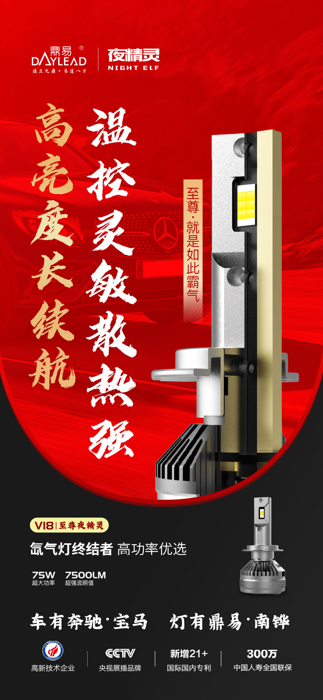 鼎易车灯打造终极氙气·夜精灵