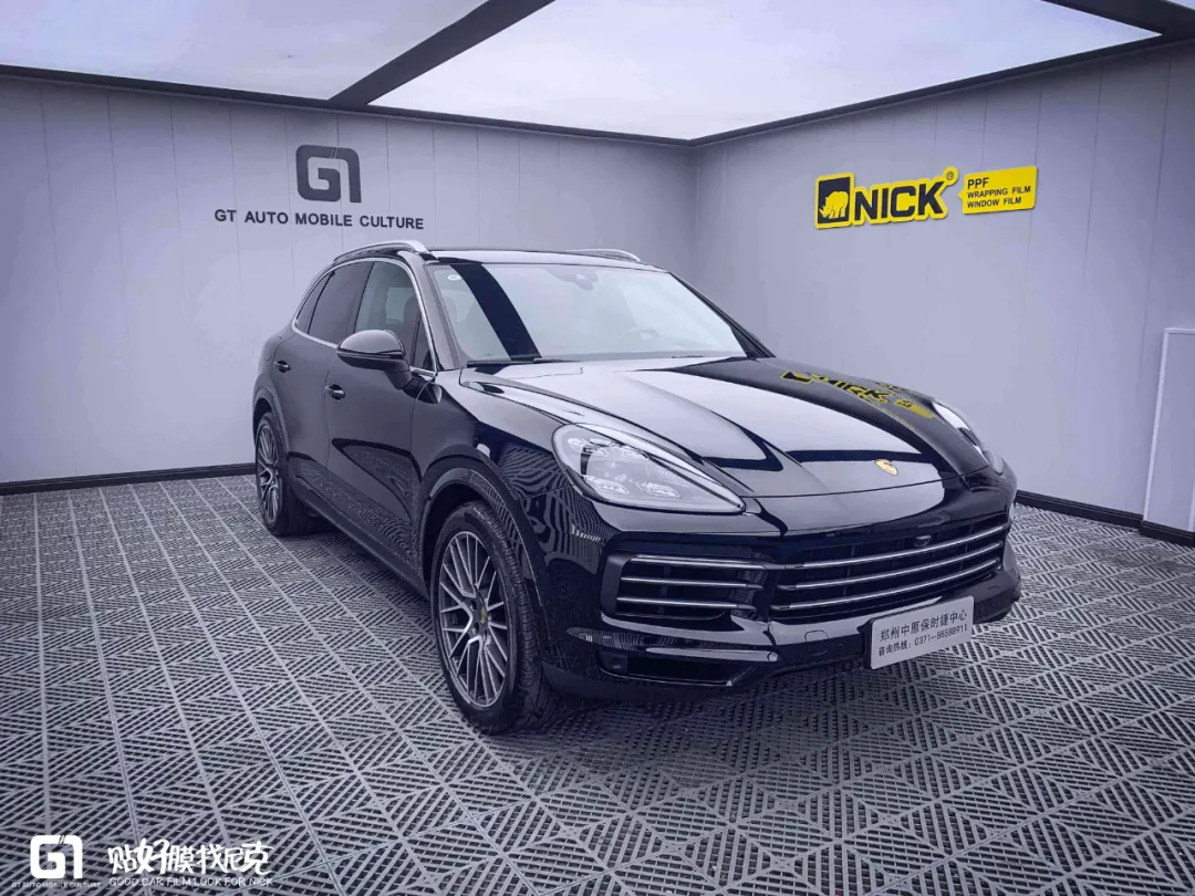 保时捷卡宴#NICK尼克漆面保护膜案例欣赏