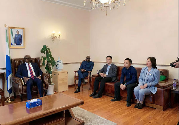 必涂必携钣喷产品供应链走进塞拉利昂大使馆 必涂必携钣喷产品供应链走进塞拉利昂大使馆