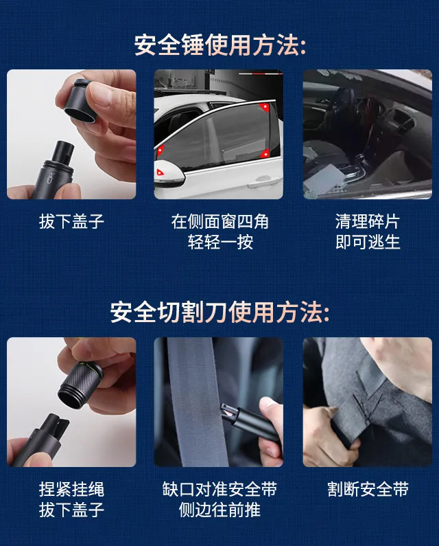 爱奇丽 | 新品推荐-iTRUST H1车载按压破窗器,关键时刻能救命! 爱奇丽 | 新品推荐-iTRUST H1车载按压破窗器,关键时刻能救命!