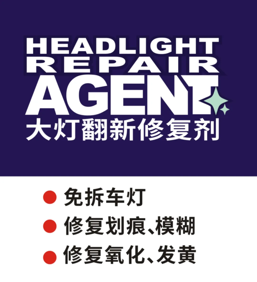 卫斯理大灯翻新修复剂，擦亮岁月双眸，恢复昔日闪亮【精品推荐】