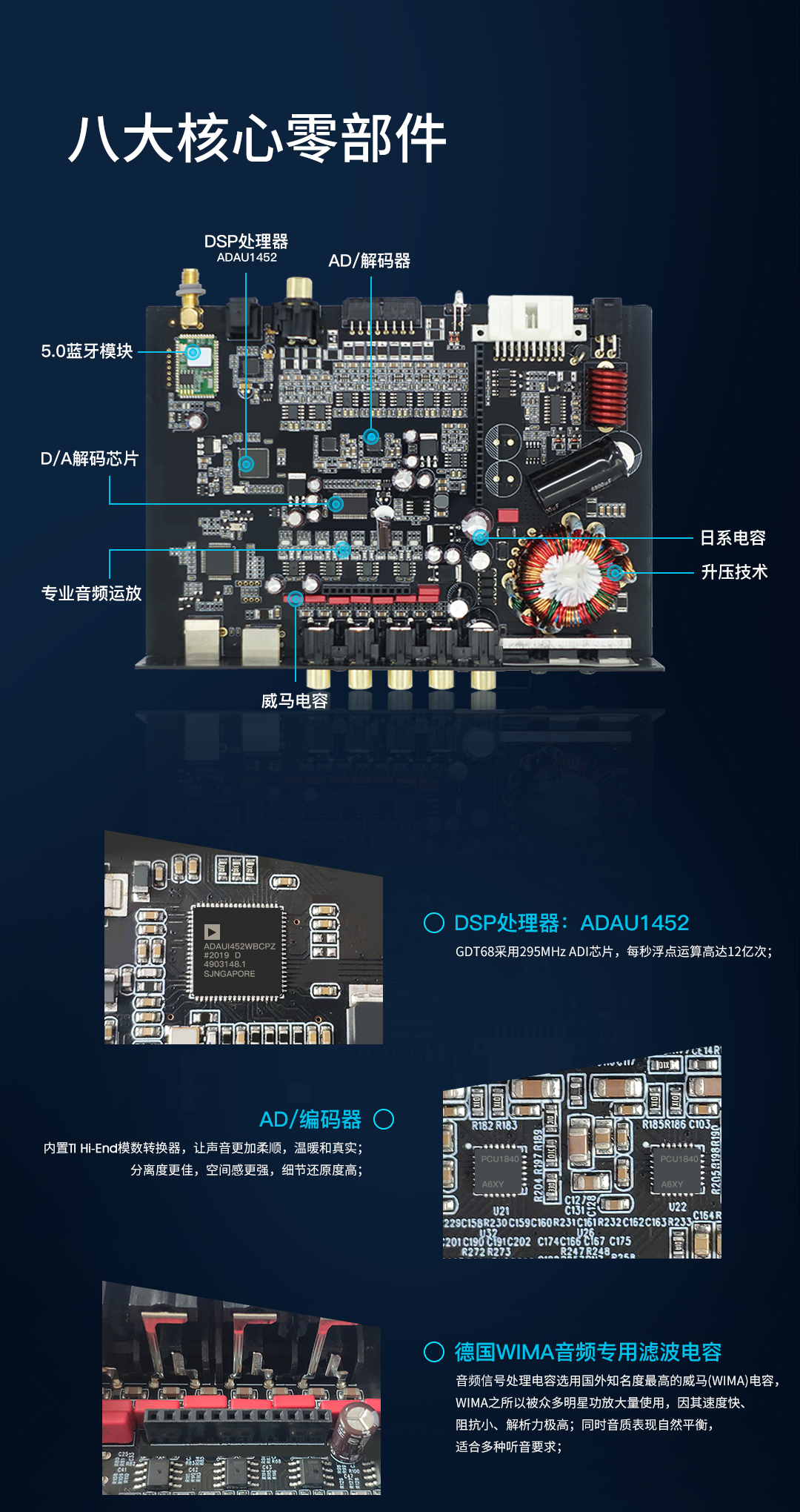 如果你在考虑升级入门三分频系统，这款8路DSP功放刚刚好适合你