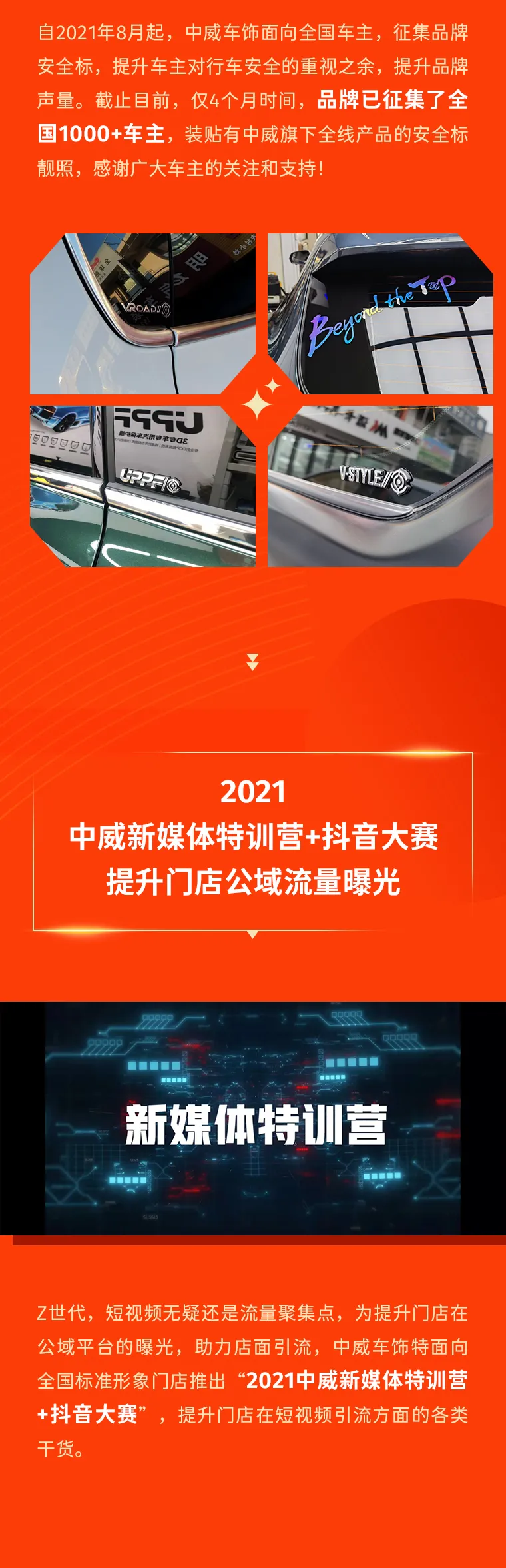 震惊！中威车饰仅1年竟然干了这么多事儿