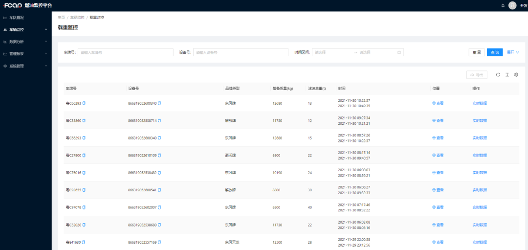 爱夫卡远程VCI+车队管理平台介绍 爱夫卡远程VCI+车队管理平台介绍