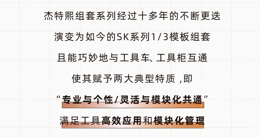工具讲"套"路|小组套肆意搭配,施工游刃有余