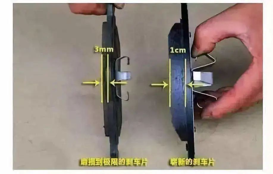 汽车刹车盘磨损到什么程度应该更换? 汽车刹车盘磨损到什么程度应该更换?