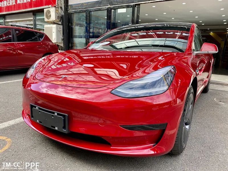 特斯拉Model 3的颜值标配TM-CC漆面保护膜 特斯拉Model 3的颜值标配TM-CC漆面保护膜
