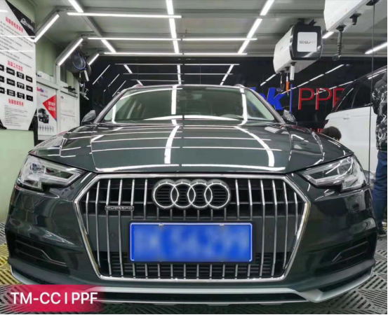 奥迪A4整车TM-CC车衣安装案例 奥迪A4整车TM-CC车衣安装案例