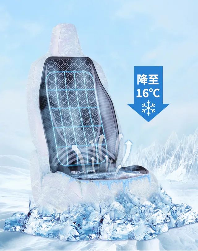 爱奇丽 | 新品推荐-iLIKE F1车载制冷坐垫:风冷坐垫效果不佳?何不换成新型水冷散热 爱奇丽 | 新品推荐-iLIKE F1车载制冷坐垫:风冷坐垫效果不佳?何不换成新型水冷散热