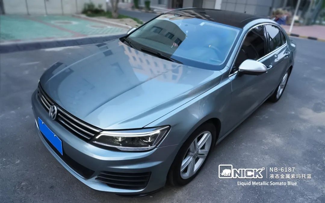 NICK尼克改色膜 大众凌渡液态金属索玛托蓝案例分享