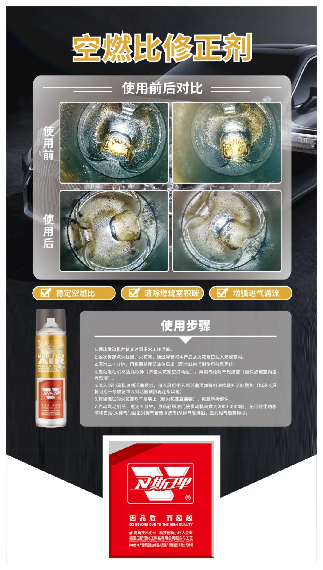 卫斯理空燃比修正剂,一件价值千金的养车好物,错过是损失! 卫斯理空燃比修正剂,一件价值千金的养车好物,错过是损失!