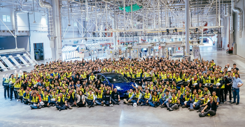 上海超级工厂3年实现百万整车下线,特斯拉再刷世界汽车工业新纪录 上海超级工厂3年实现百万整车下线,特斯拉再刷世界汽车工业新纪录