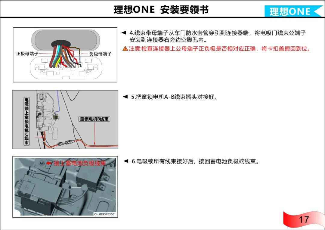 理想ONE带电子童锁电吸门安装要领书