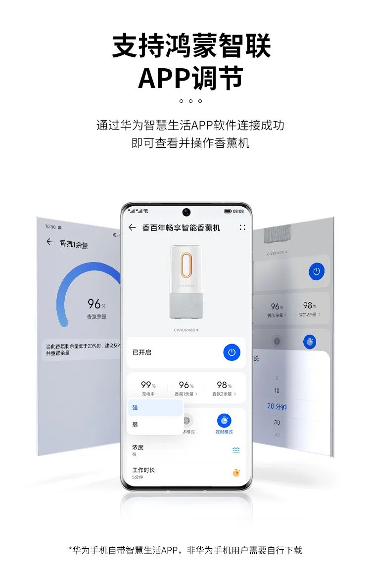 香百年畅享智能香薰机 | 一键开启智慧出行，畅享香薰新生活