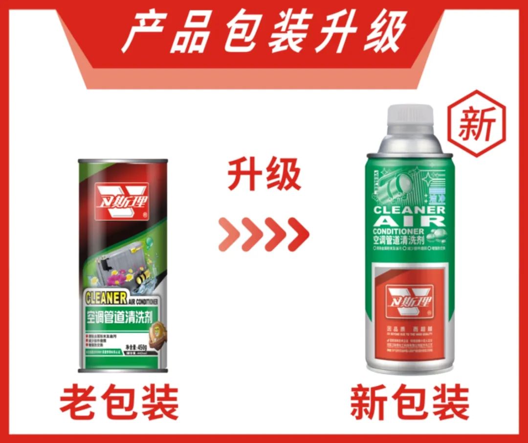 新包装，好体验！卫斯理空调管道清洗剂，卓越品质表里如一