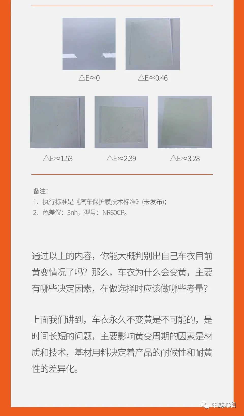时和科普｜贴的车衣发黄了该怎么办？
