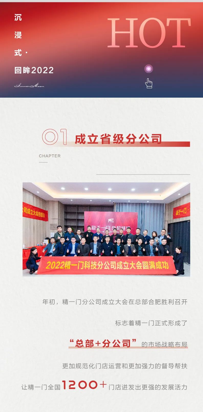 精一门科技 | 创变2022，拓定2023