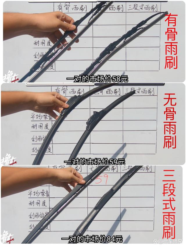 雨刷实测!不同结构的雨刷,到底哪一种更适合你的车 雨刷实测!不同结构的雨刷,到底哪一种更适合你的车