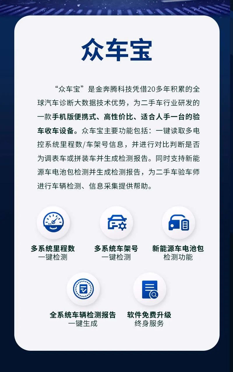 众车宝：验车师人手一台，抢占处在爆发期的二手车行业先机！