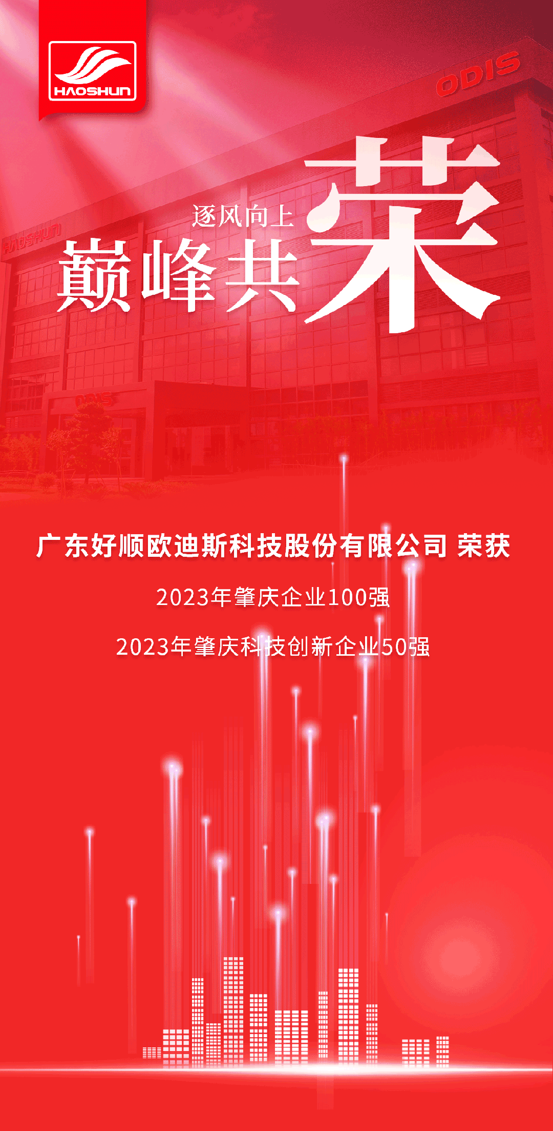 喜报!好顺科技连续五年蝉联…. 喜报!好顺科技连续五年蝉联….