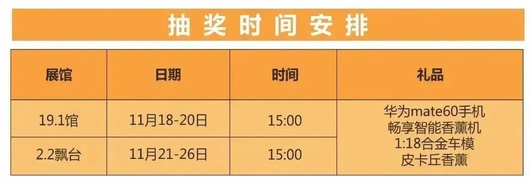 广州车展每日大奖 | Mate 60手机 + 合金车模 + 智能香薰机 广州车展每日大奖 | Mate 60手机 + 合金车模 + 智能香薰机