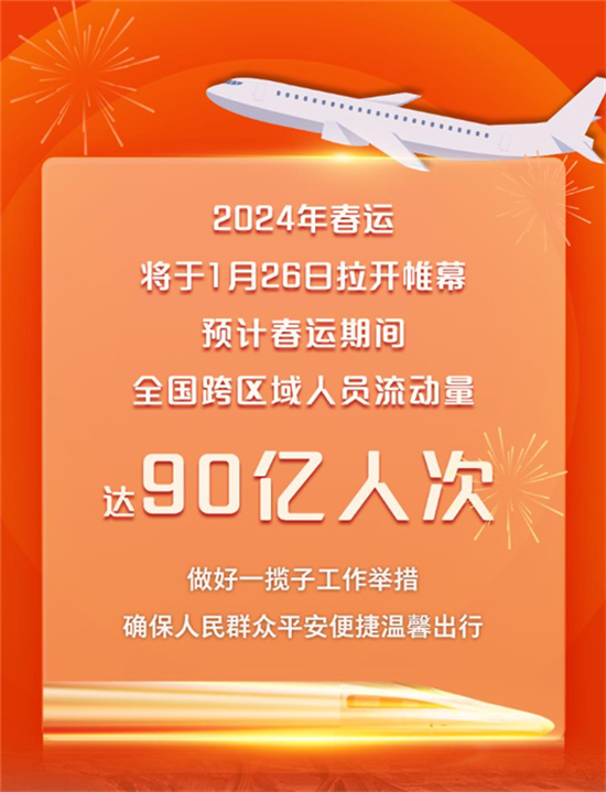 2024年春运人次预估92亿创历史新高 2024年春运人次预估92亿创历史新高