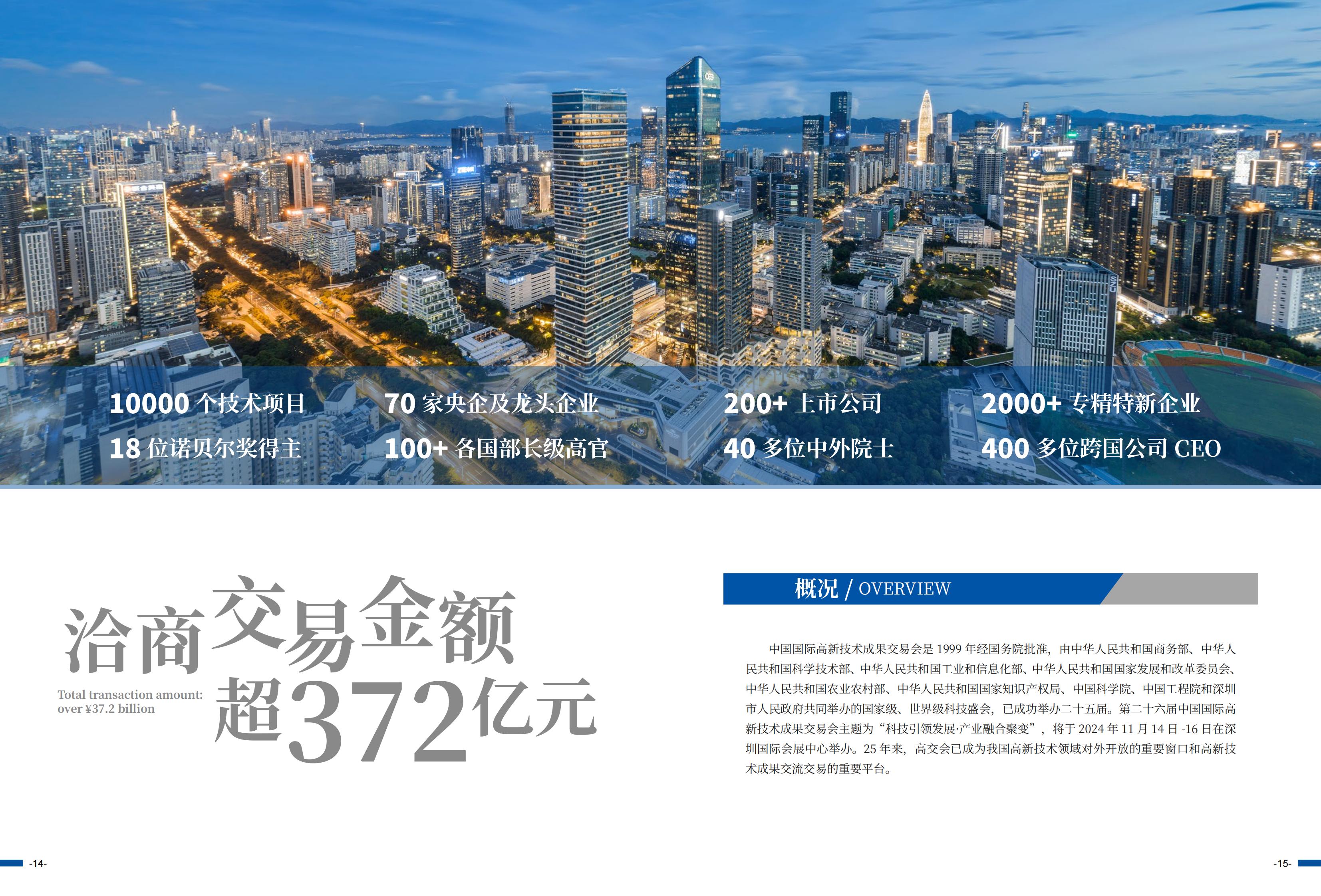 ​2024年11月14-16日丨第二十六届中国国际高新技术成果交易会