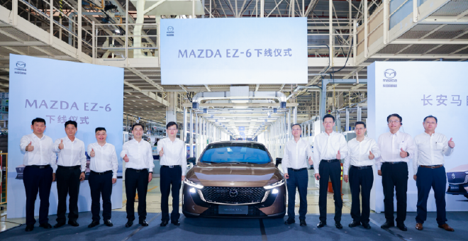 长安马自达MAZDA EZ-6下线 两种动力 长安马自达MAZDA EZ-6下线 两种动力
