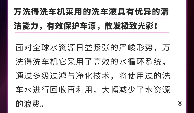 用万洗得洗车机，让爱车焕发极致光彩