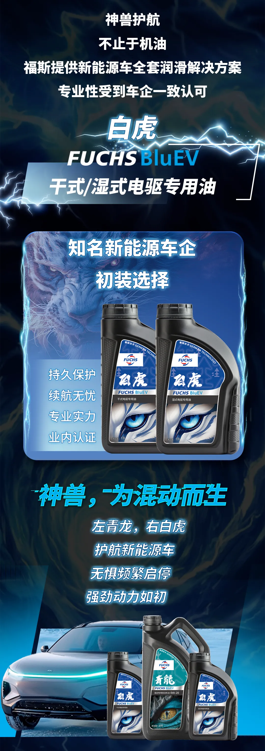 福斯润滑油：「神兽」系列专为新能源而生！