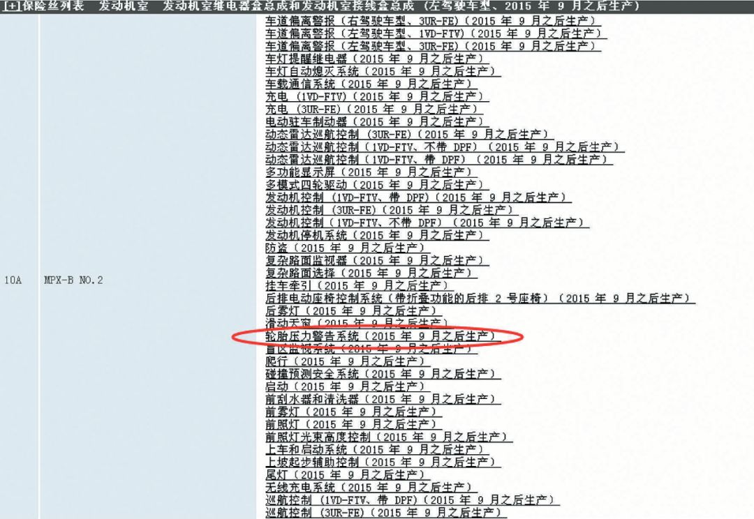 汽修案例:雷克萨斯LX570经常启动不着火,胎压灯闪烁且胎压显示不正确 汽修案例:雷克萨斯LX570经常启动不着火,胎压灯闪烁且胎压显示不正确