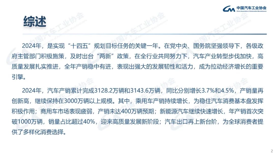 2024年汽车工业产销情况 2024年汽车工业产销情况